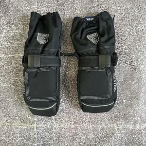 Kids Toddler Hestra Czone Black Gray Heli Jr Winter Ski Mitten Snow Gloves Sz 2